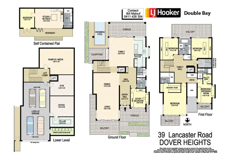 Floorplan of Homely house listing, 39 Lancaster Road, Dover Heights NSW 2030