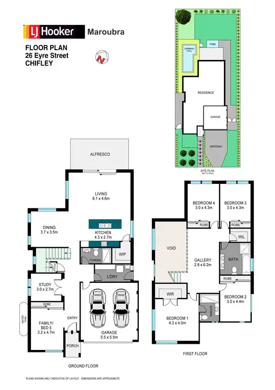 Floorplan of Homely house listing, 26 Eyre Street, Chifley NSW 2036