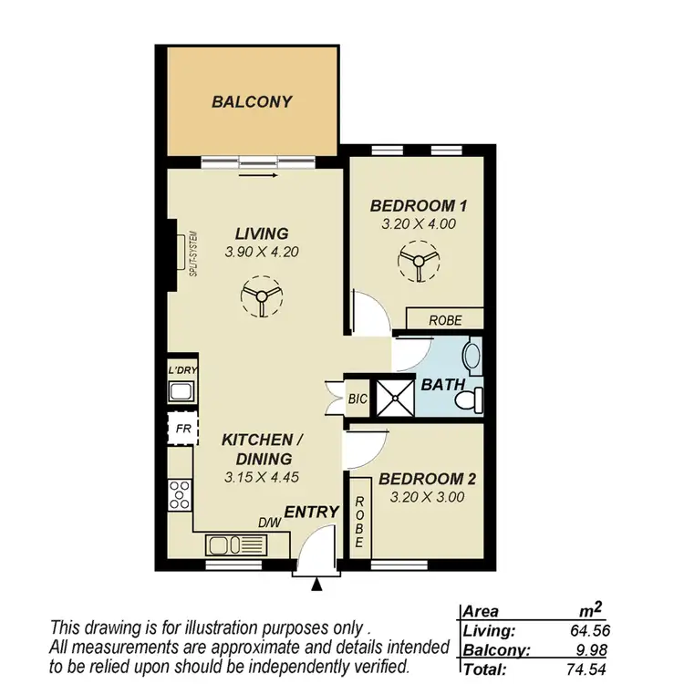 Floorplan of Homely house listing, 6/32-36 Riverside Street, Mawson Lakes SA 5095