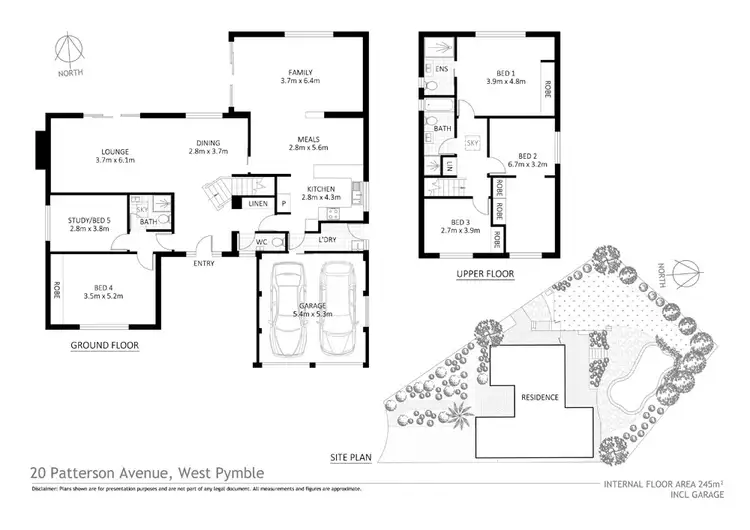 Floorplan of Homely house listing, 20 Patterson Avenue, West Pymble NSW 2073