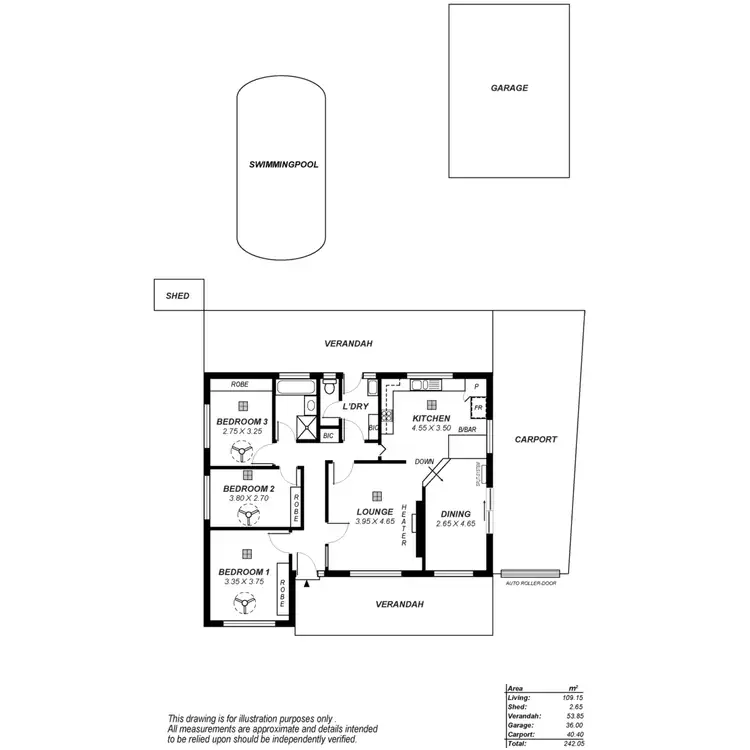 Floorplan of Homely house listing, 17 Neville Avenue, Modbury North SA 5092