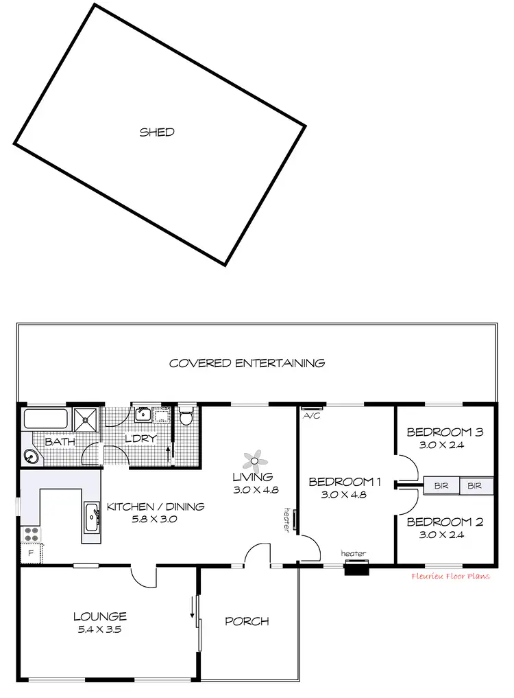 Floorplan of Homely house listing, 12 Hazel Street, Goolwa Beach SA 5214