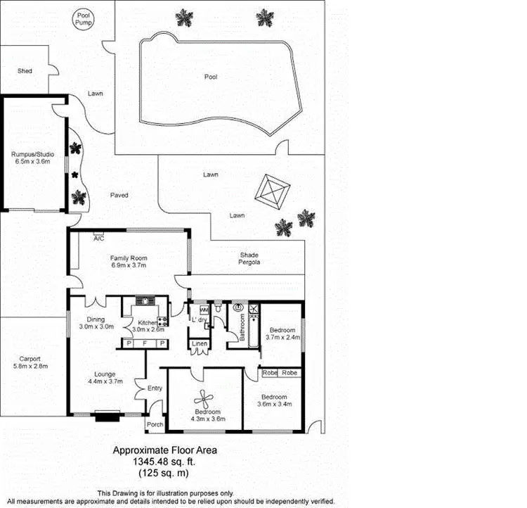 Floorplan of Homely house listing, 25 Chippendale Avenue, Fulham SA 5024