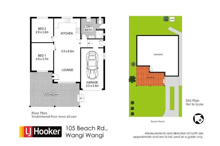 Floorplan of Homely house listing, 105 Beach Road, Wangi Wangi NSW 2267