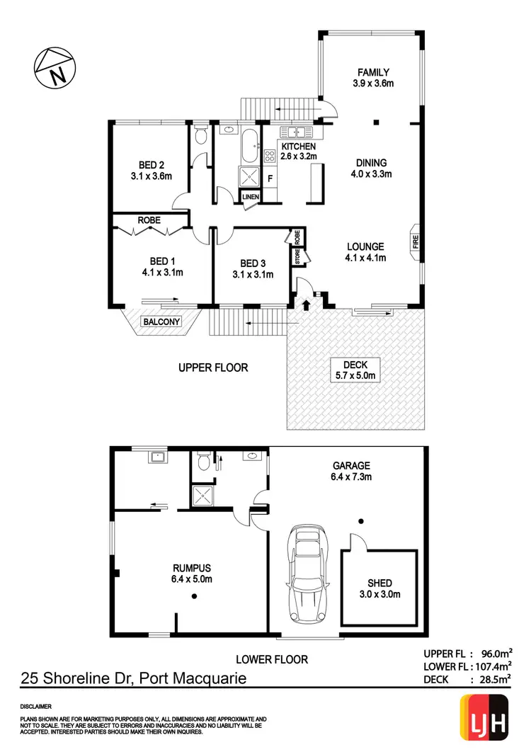 Floorplan of Homely house listing, 25 Shoreline Drive, Port Macquarie NSW 2444