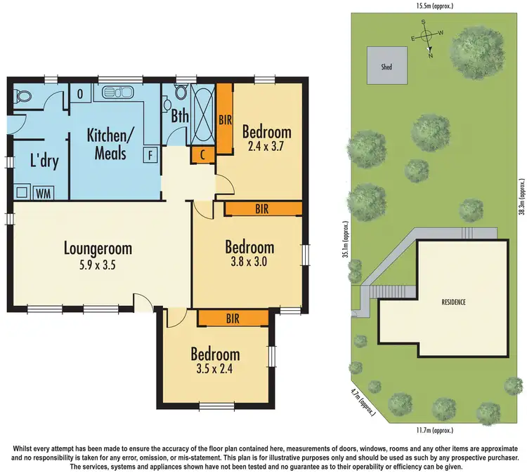 Floorplan of Homely house listing, 11 Myrtle Grove, Doveton VIC 3177
