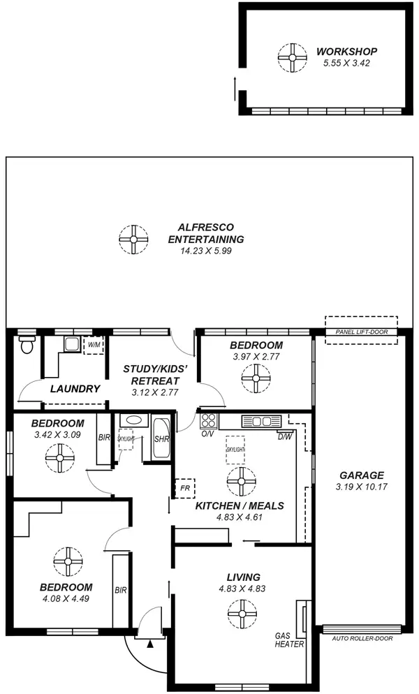 Floorplan of Homely house listing, 7 Harrison Street, Magill SA 5072
