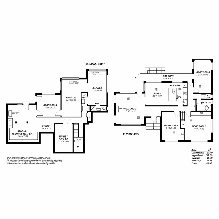 Floorplan of Homely house listing, 2 Bellevue Drive, Beaumont SA 5066