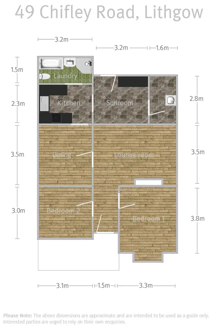 Floorplan of Homely house listing, 49 Chifley Road, Lithgow NSW 2790