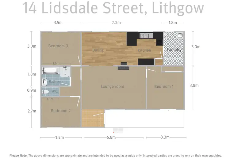 Floorplan of Homely house listing, 14 Lidsdale Street, Wallerawang NSW 2845