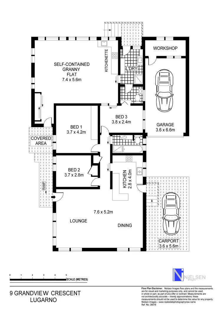 Floorplan of Homely house listing, 9 Grandview Crescent, Lugarno NSW 2210