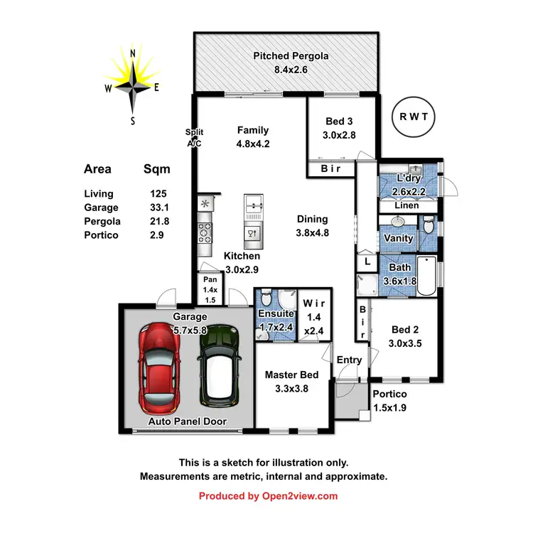 Floorplan of Homely house listing, 8A Barossa Avenue, Gawler East SA 5118