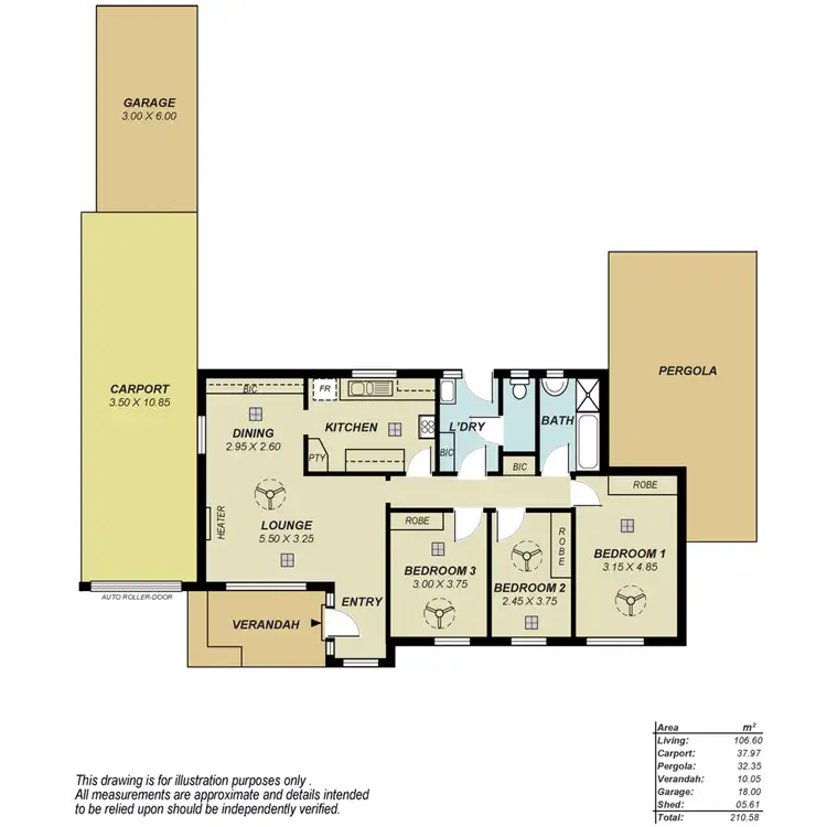 Floorplan of Homely house listing, 10 Karong Avenue, Brahma Lodge SA 5109