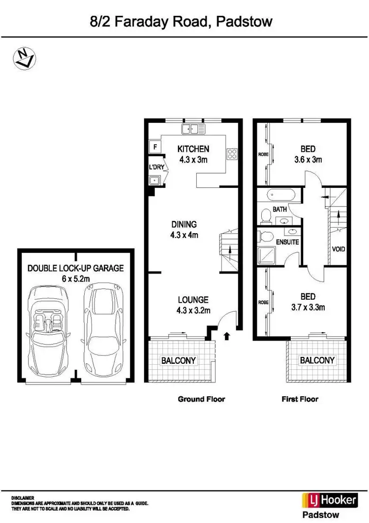 Floorplan of Homely apartment listing, 8/2 Faraday Road, Padstow NSW 2211