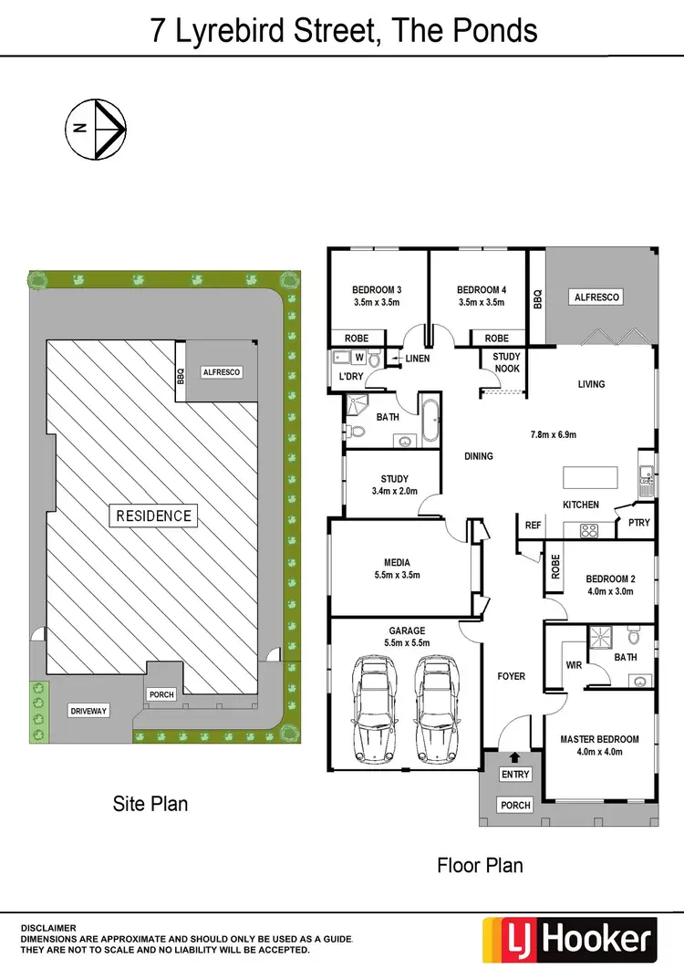Floorplan of Homely house listing, 7 Lyrebird Crescent, Schofields NSW 2769