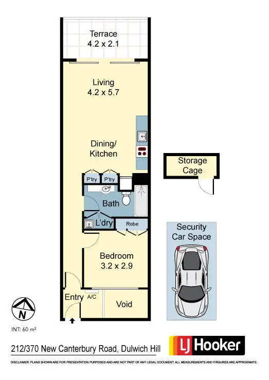 Floorplan of Homely apartment listing, 212/370 New Canterbury Road, Dulwich Hill NSW 2203