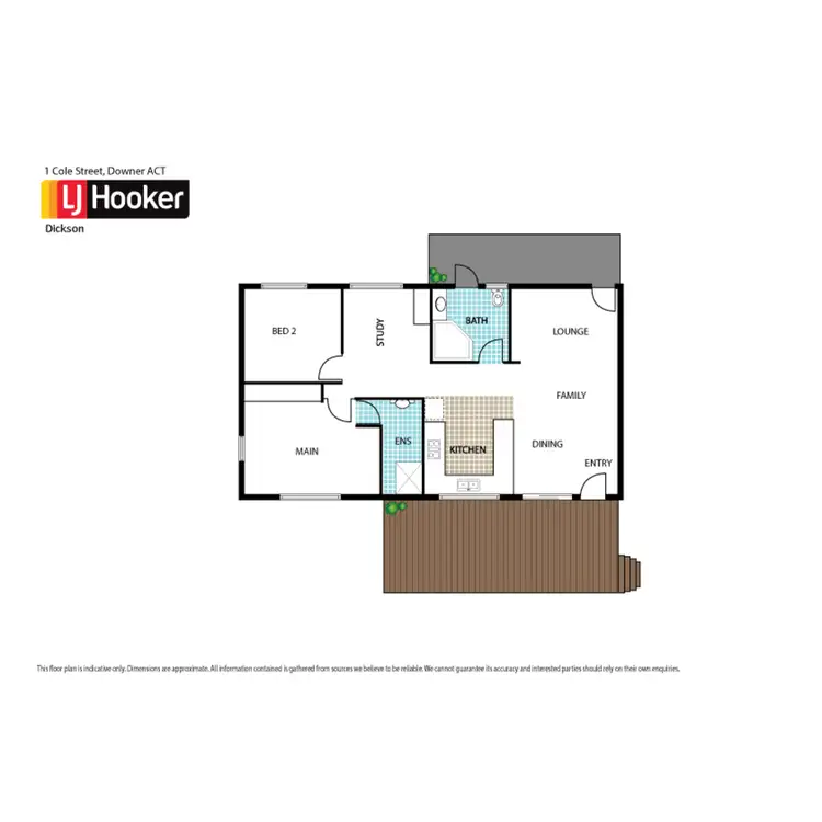 Floorplan of Homely house listing, 1 Cole Street, Downer ACT 2602
