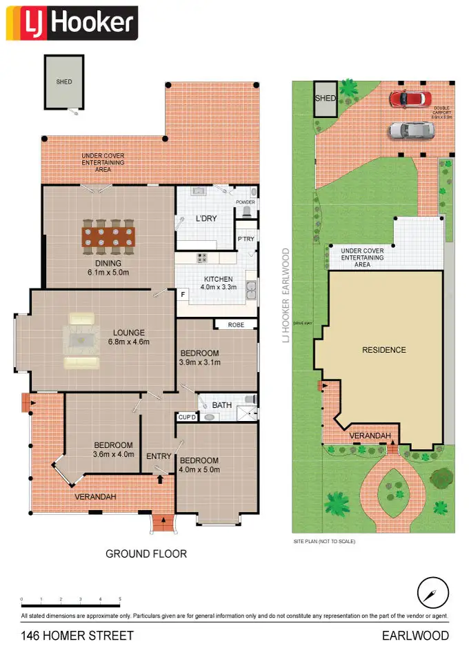Floorplan of Homely house listing, 146 Homer Street, Earlwood NSW 2206