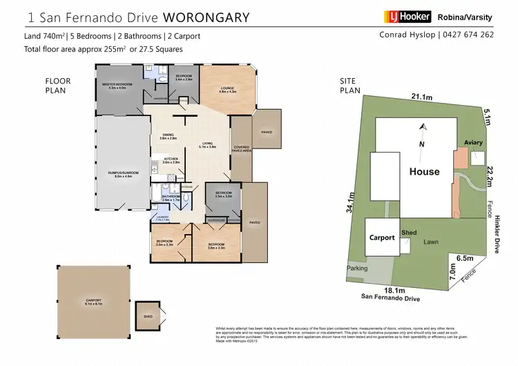Floorplan of Homely house listing, 1 San Fernando Drive, Worongary QLD 4213