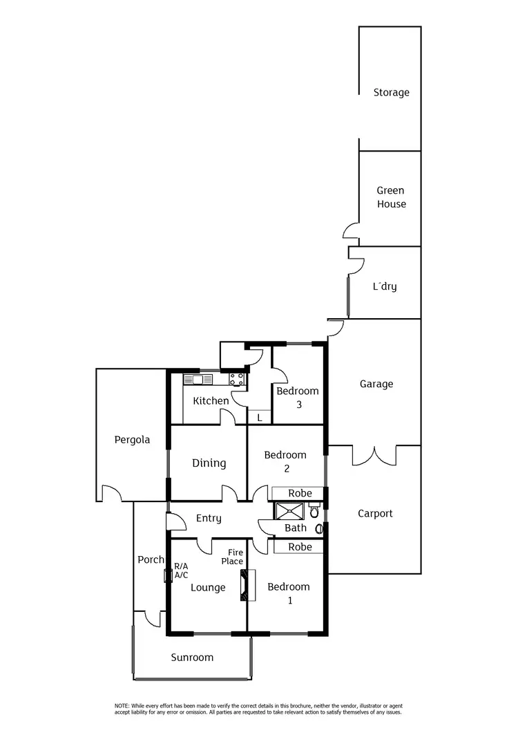 Floorplan of Homely house listing, 16 Roslyn Street, Largs Bay SA 5016