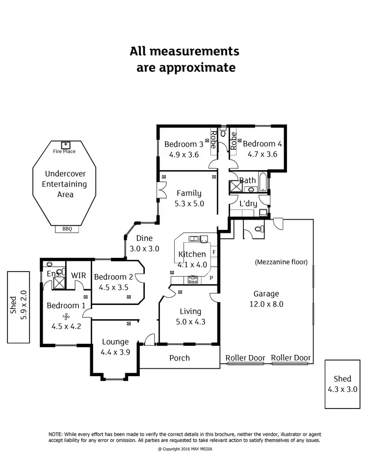 Floorplan of Homely house listing, 2-4 Ashdown Street, Oakden SA 5086