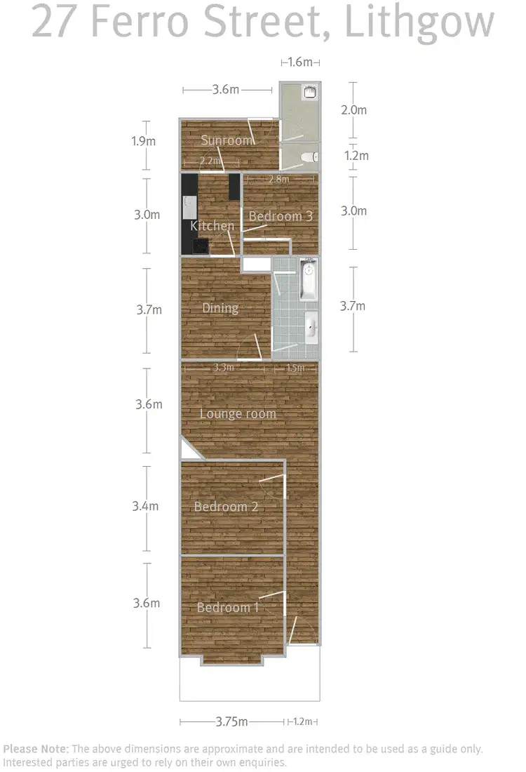 Floorplan of Homely house listing, 27 Ferro Street, Lithgow NSW 2790