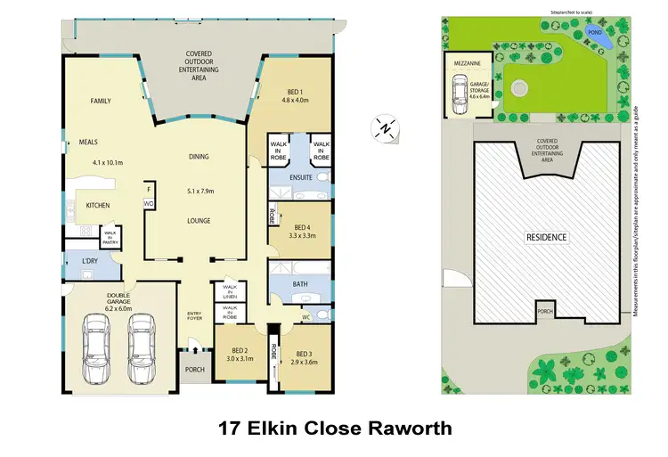 Floorplan of Homely house listing, 17 Elkin Close, Raworth NSW 2321