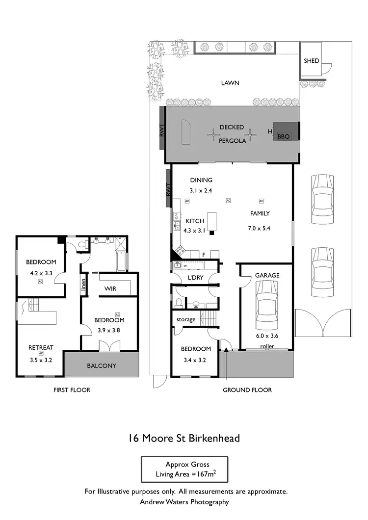 Floorplan of Homely house listing, 16 Moore Street, Birkenhead SA 5015