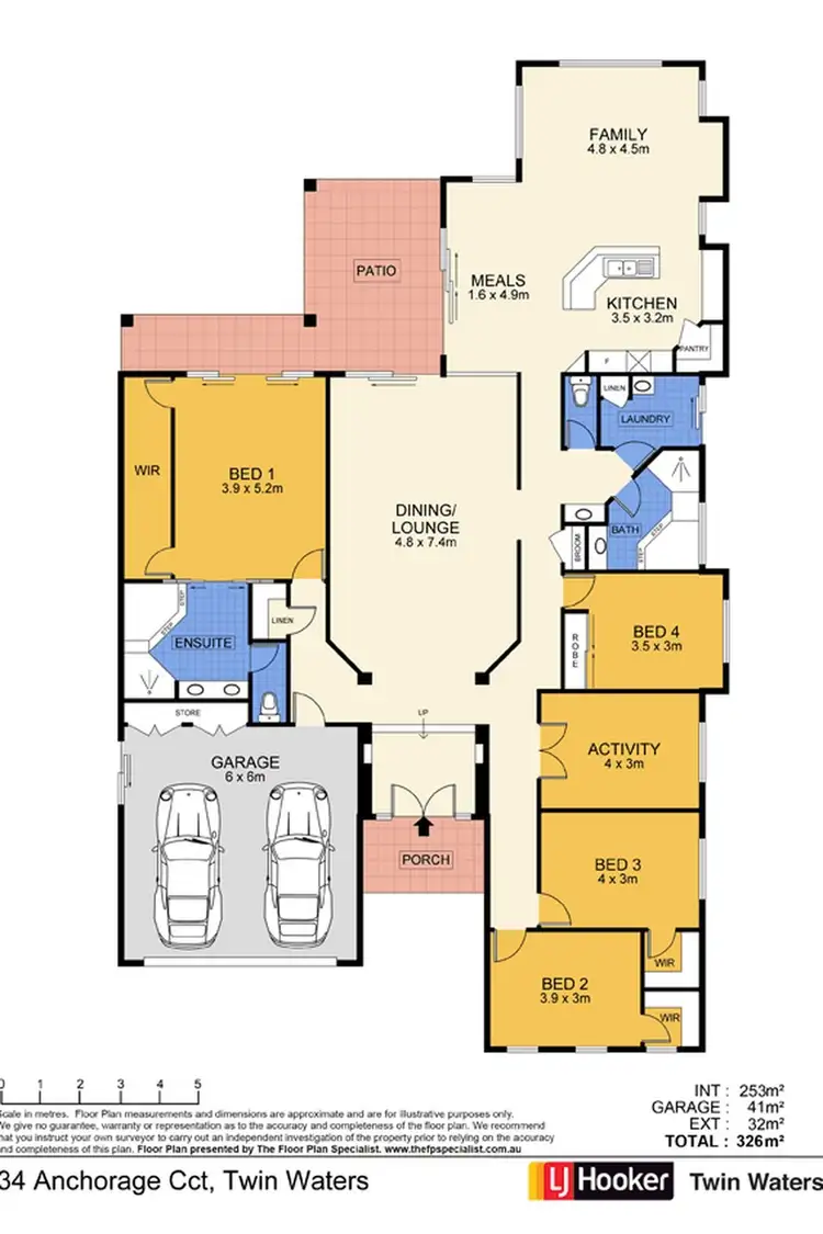 Floorplan of Homely house listing, 34 Anchorage Circuit, Twin Waters QLD 4564