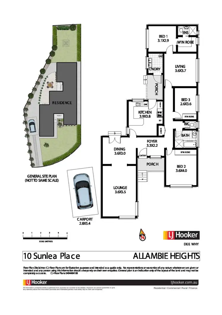 Floorplan of Homely house listing, 10 Sunlea Place, Allambie Heights NSW 2100