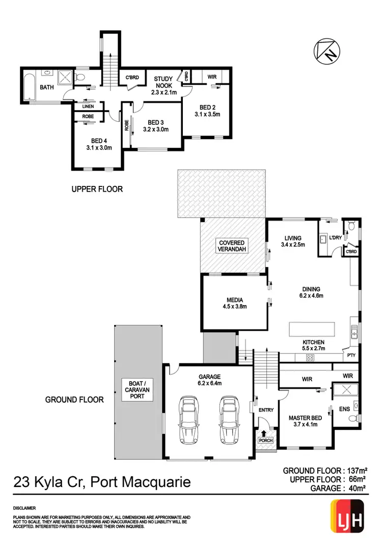 Floorplan of Homely house listing, 23 Kyla Crescent, Port Macquarie NSW 2444