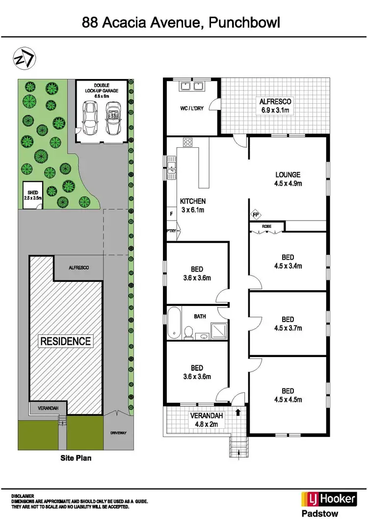 Floorplan of Homely house listing, 88 Acacia Avenue, Punchbowl NSW 2196