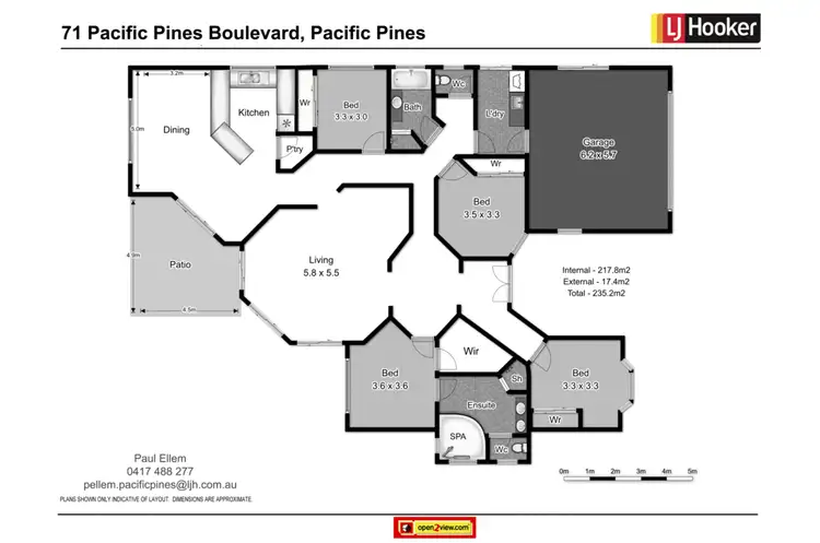 Floorplan of Homely house listing, 71 Pacific Pines Boulevard, Pacific Pines QLD 4211