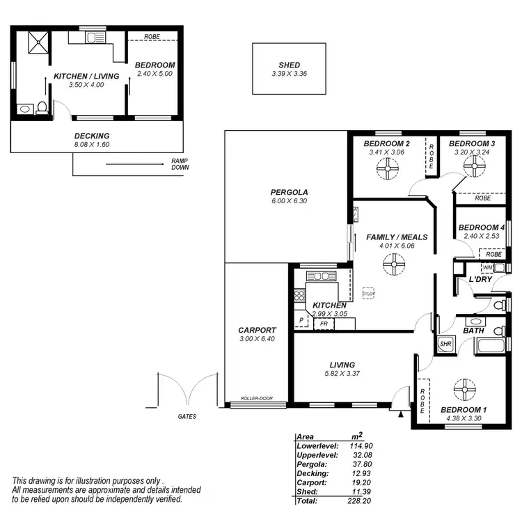 Floorplan of Homely house listing, 11 Brookdale Close, Gilles Plains SA 5086