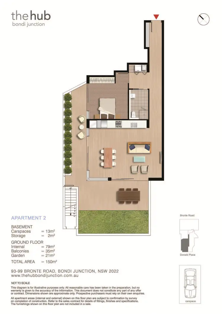 Floorplan of Homely apartment listing, 2/93 Bronte Road, Bondi Junction NSW 2022