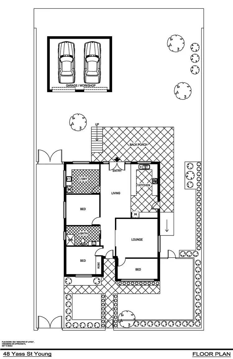 Floorplan of Homely house listing, 48 Yass Street, Young NSW 2594