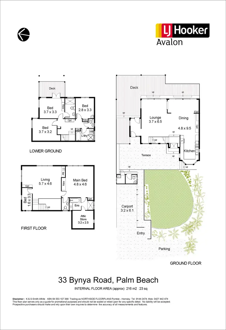 Floorplan of Homely house listing, 33 Bynya Road, Palm Beach NSW 2108
