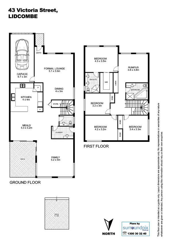 Floorplan of Homely house listing, 43 Victoria Street East, Lidcombe NSW 2141