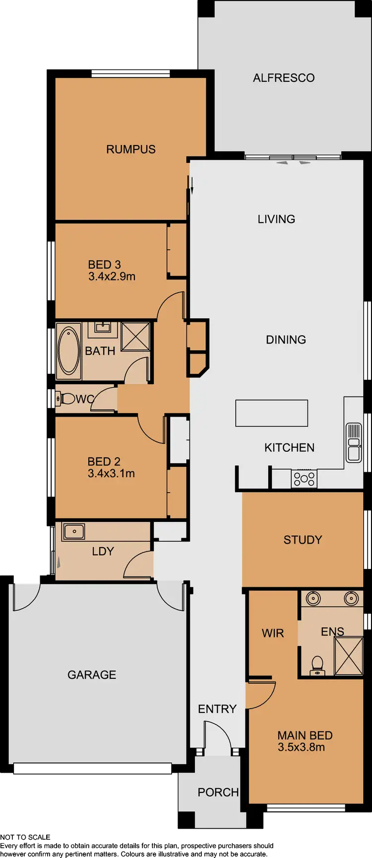 Floorplan of Homely house listing, 16 Beechtree Way, Cranbourne North VIC 3977