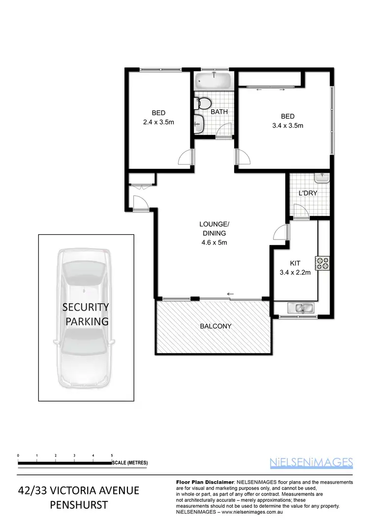 Floorplan of Homely unit listing, 42/33-41 Victoria Avenue, Penshurst NSW 2222