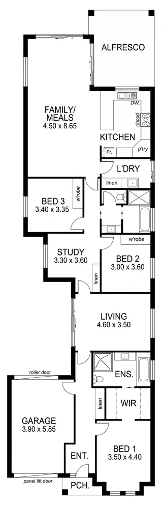 Floorplan of Homely house listing, 15A Vinall Street, Dover Gardens SA 5048