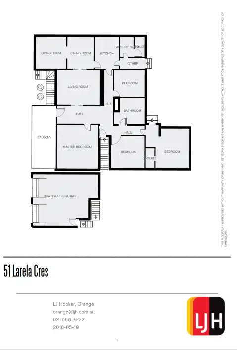 Floorplan of Homely house listing, 51 Larela Circuit, Orange NSW 2800