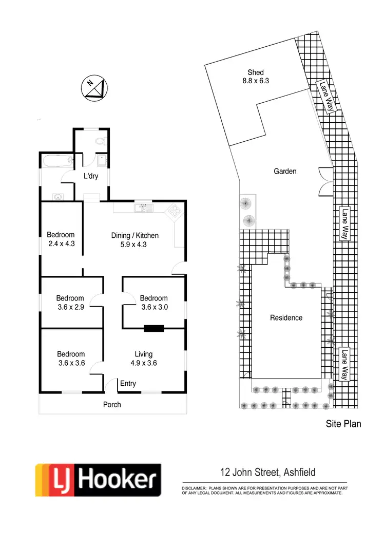 Floorplan of Homely house listing, 12 John Street, Ashfield NSW 2131
