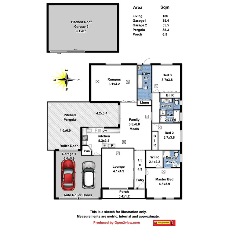 Floorplan of Homely house listing, 99 Murray Road, Hewett SA 5118