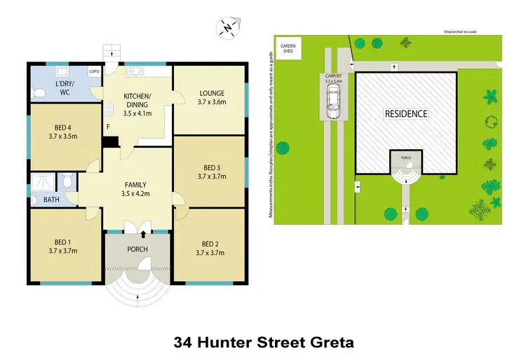Floorplan of Homely house listing, 34 Hunter Street, Greta NSW 2334