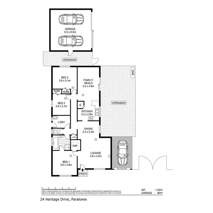Floorplan of Homely house listing, 24 Heritage Drive, Paralowie SA 5108