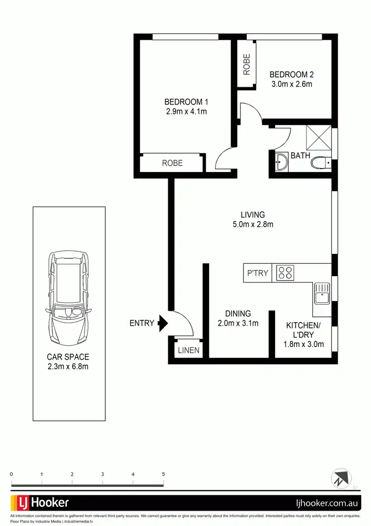 Floorplan of Homely unit listing, 4/23 William Street, North Parramatta NSW 2151