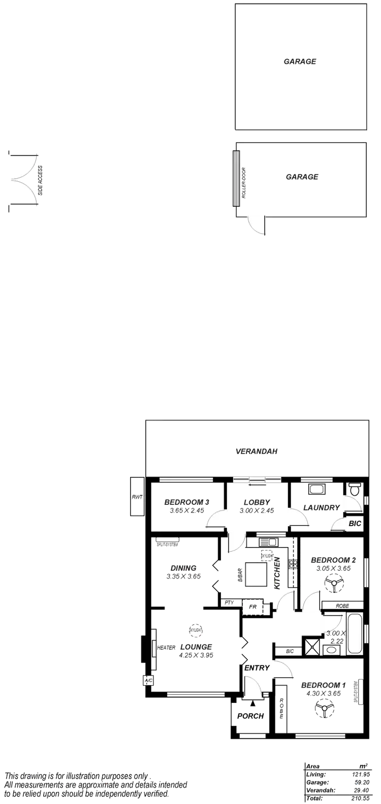 Floorplan of Homely house listing, 17 Burns Avenue, Sefton Park SA 5083