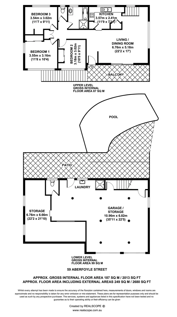 Floorplan of Homely house listing, 59 Aberfoyle Street, Kenmore QLD 4069