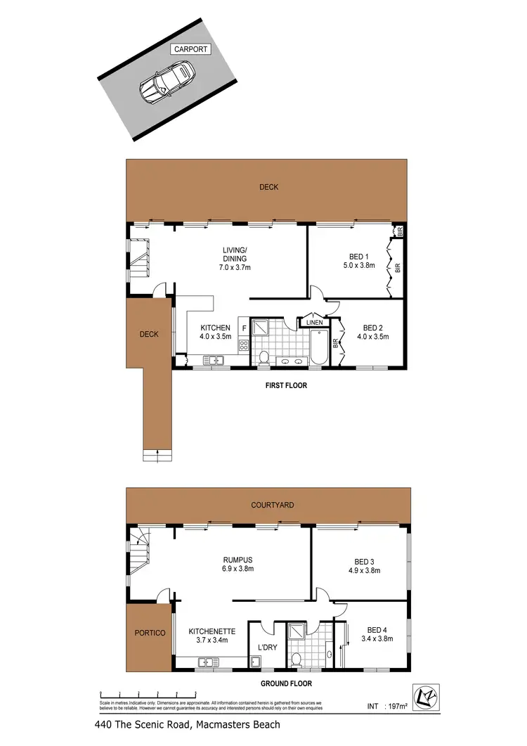 Floorplan of Homely rural property listing, 440 The Scenic Road, Macmasters Beach NSW 2251